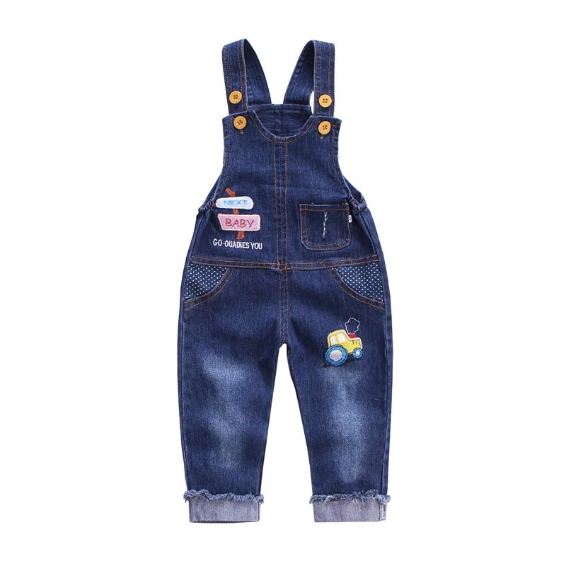 Baby Mickey Denim Overalls Children Autumn Infant Rompers Child Bib Pants Kids Baby Boy Trousers for Toddler Suspender Jeans