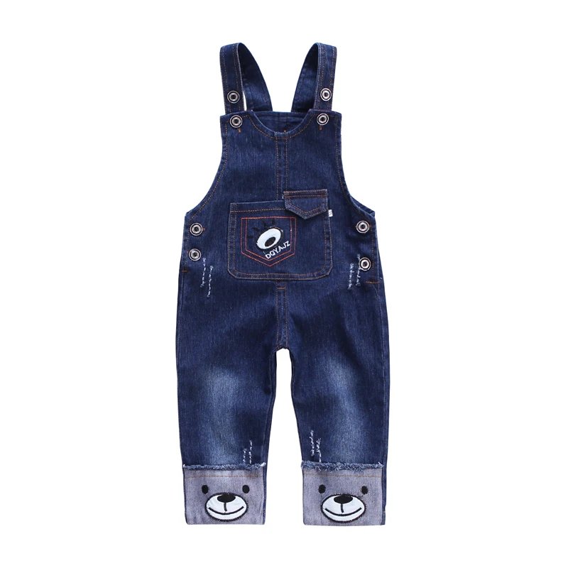 Baby Mickey Denim Overalls Children Autumn Infant Rompers Child Bib Pants Kids Baby Boy Trousers for Toddler Suspender Jeans