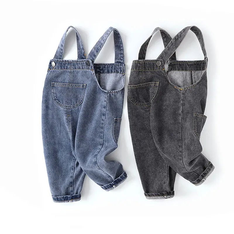 Spring Autumn Winter Overalls for Baby Boys Girls Jumpsuits Children Denim Overalls Jeans for Kids Fashion Toddler Clothing