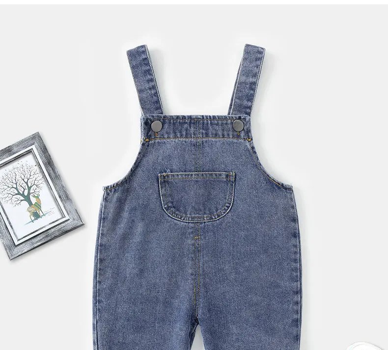 Spring Autumn Winter Overalls for Baby Boys Girls Jumpsuits Children Denim Overalls Jeans for Kids Fashion Toddler Clothing