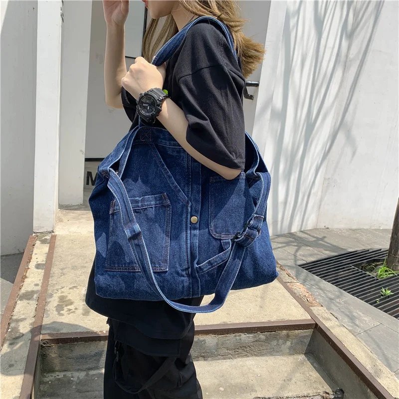 Denim Shoulder Hand Bag for Woman Crossbody Casual Jeans s Women Handbags