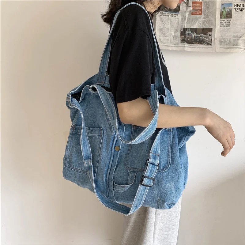 Denim Shoulder Hand Bag for Woman Crossbody Casual Jeans s Women Handbags