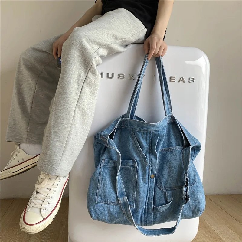 Denim Shoulder Hand Bag for Woman Crossbody Casual Jeans s Women Handbags