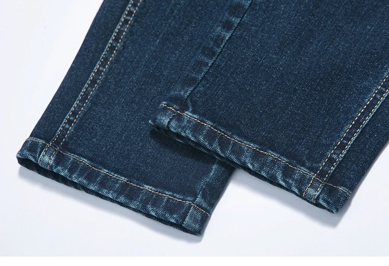 High Quality Stretch Women's Jeans Korean Casual High Waisted Straight leg Cotton Denim Women's Pants 2024 Spring and Autumn 4XL