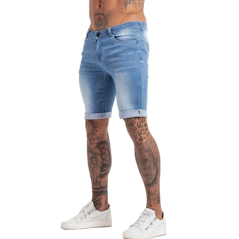 Mens Shorts Jeans Denim Shorts Black High Waist Ripped Summer Jeans Shorts For Men Brand Plus Size Casual Streetwear dk03
