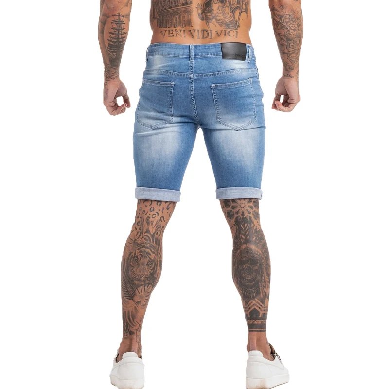 Mens Shorts Jeans Denim Shorts Black High Waist Ripped Summer Jeans Shorts For Men Brand Plus Size Casual Streetwear dk03