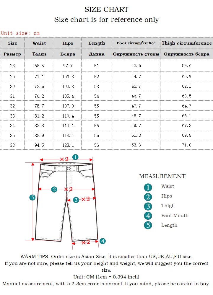 Slim Straight Jeans Shorts Men Personality Multi Pocket Mixed Color Stitching Patch Ripped Hole Denim Shorts Male Streetwear