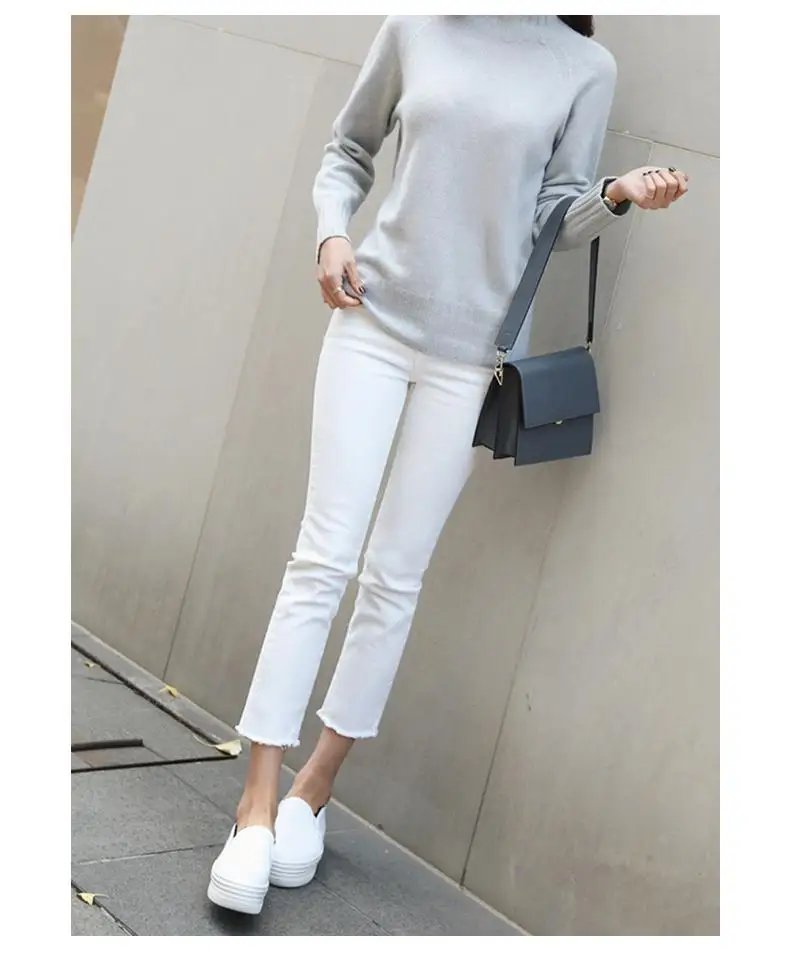 White Crop Jeans Women Straight Leg Fashion Cozy Soft y2k Streetwear Boyfriend Denim pants white Jeans for Women clothing 2023