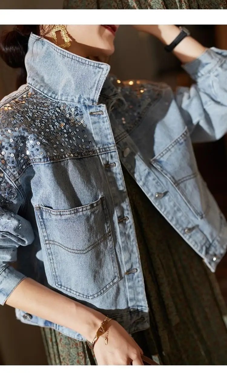 Denim Jacket For Women's Jackets For Women Denim Coats Women's Denim Jacket Jean Jacket For Womens Women Coat New In Outerwears