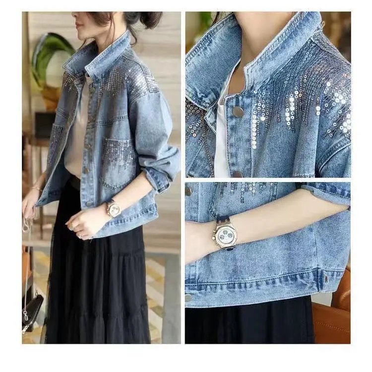 Denim Jacket For Women's Jackets For Women Denim Coats Women's Denim Jacket Jean Jacket For Womens Women Coat New In Outerwears