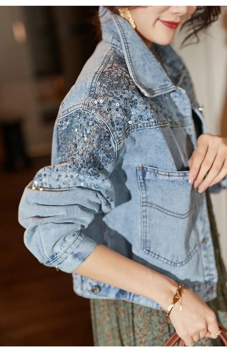 Denim Jacket For Women's Jackets For Women Denim Coats Women's Denim Jacket Jean Jacket For Womens Women Coat New In Outerwears