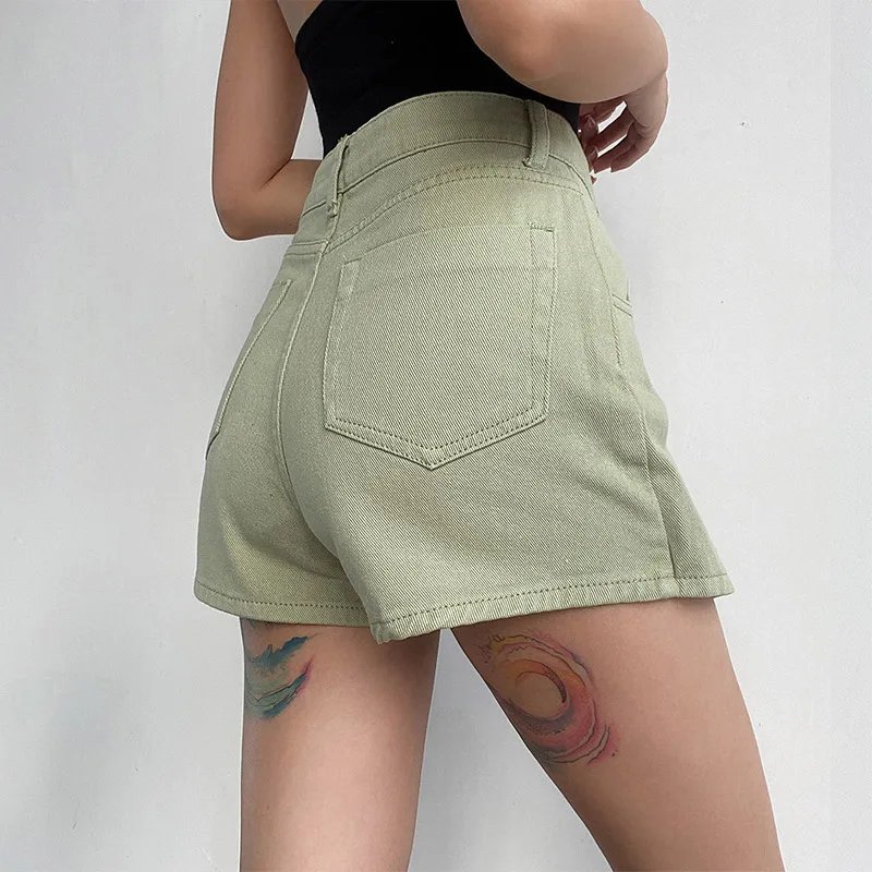 Irregular Denim Skirt for Women Slim High-waisted A-line Jeans Skirt Shorts Fashion Vintage Streetwear Y2k Clothing Female