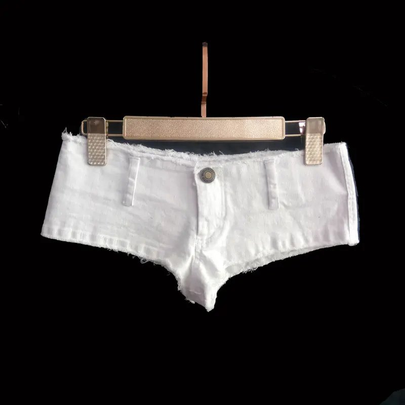 Sexy Women Tassel Low Rise Waist Hot Short Sexy Denim Booty Sexy Jeans Shorts Vintage Cute Micro Mini Short Club Wear