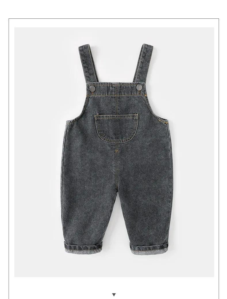 Spring Autumn Winter Overalls for Baby Boys Girls Jumpsuits Children Denim Overalls Jeans for Kids Fashion Toddler Clothing