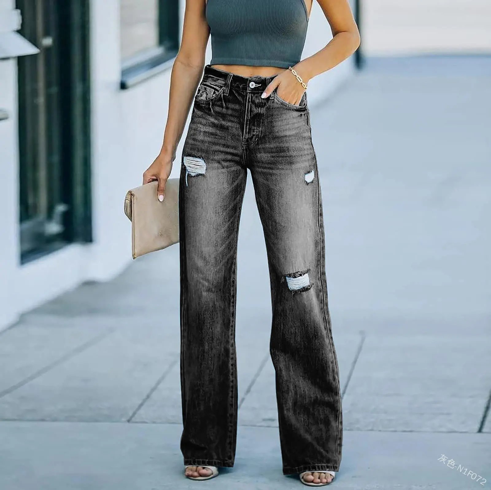 Gray Pants