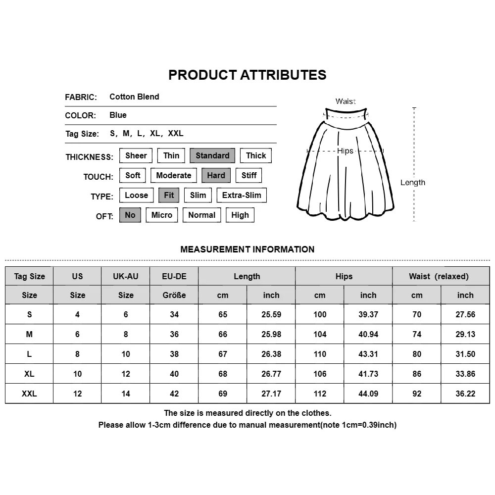 Vintage Loose Chic Skirts For Women Elegant High Waist Office Lady Long Skirt Fashion Blue Denim Skirt Female Clothing