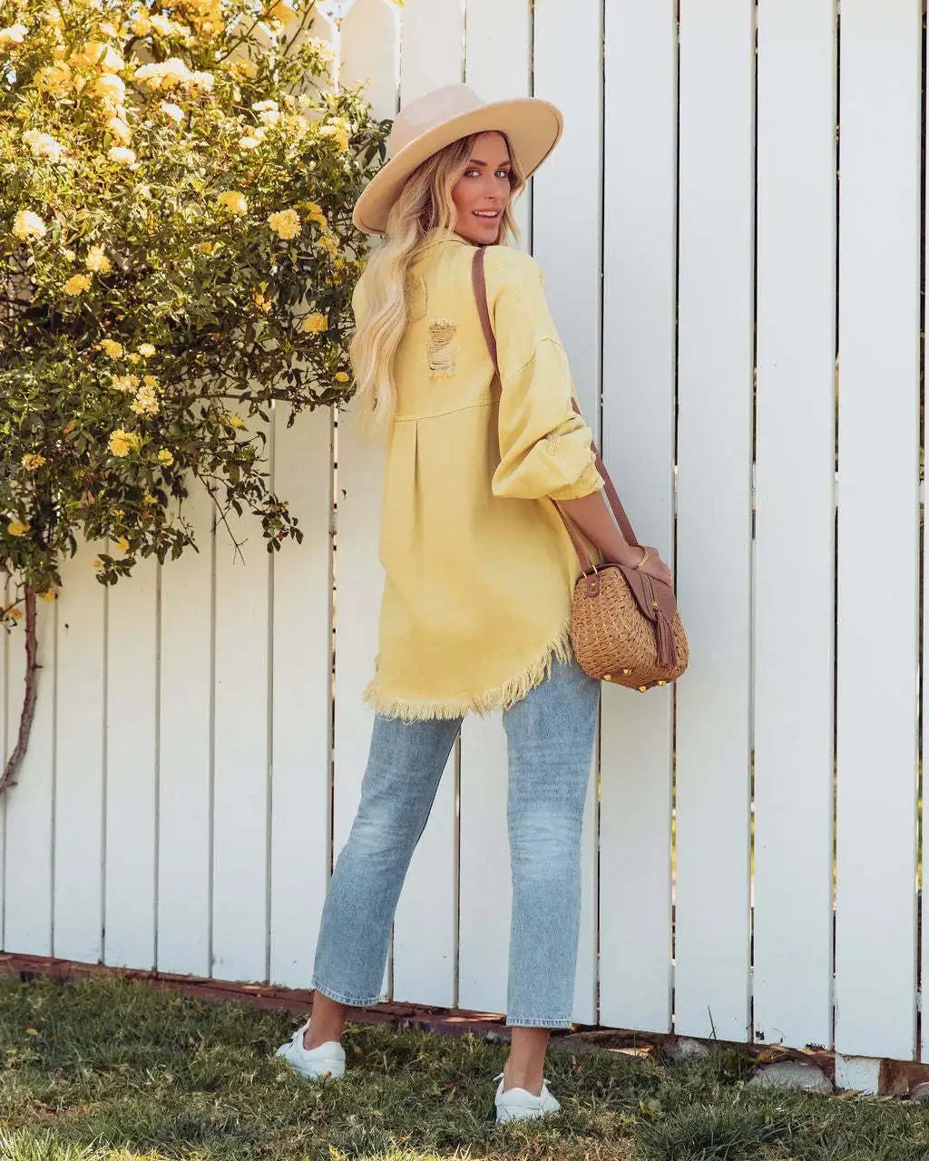 Solid Casual Loose Denim Shirts For Women Autumn Vintage Women's Oversized Shirts And Blouses Fashion Youth Female Tops