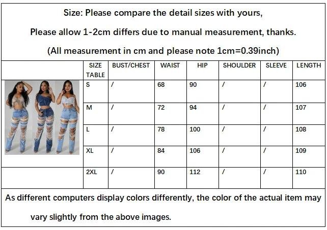 Women Big Hole Pearl Chain Ornaments Ladies Denim Straight Leg Pants Fashon Summer Sexy Full Length Pants Jeans