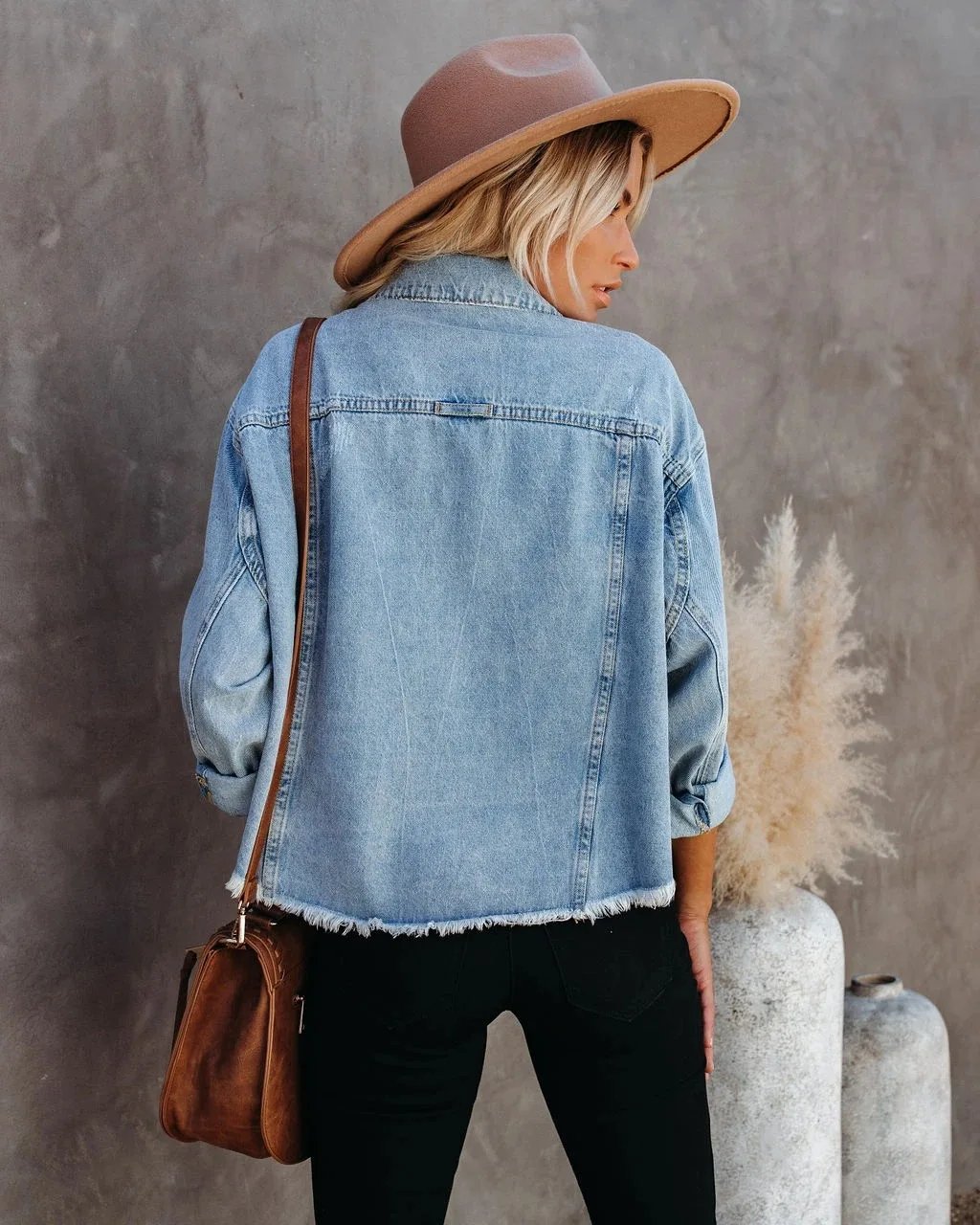 Autumn Women Denim Jackets 2022 Vintage Casual Short Jean Jacket Long Sleeve Winter Female Coat Streetwear Large size Jackets