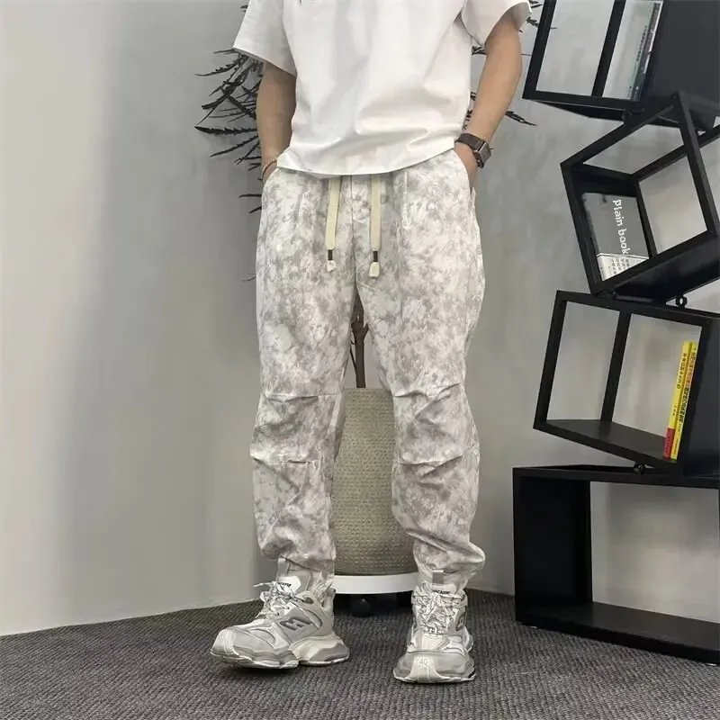 Autumn Quick-Dry Loose-Fit Casual Pants Trendy Men's Dirty Pants New Men's Sweatpants Versatile Fashionable Ankle-Length Cropped